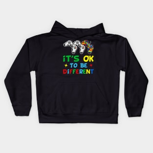 It's Ok To Be Different Control Puzzle Kids Hoodie